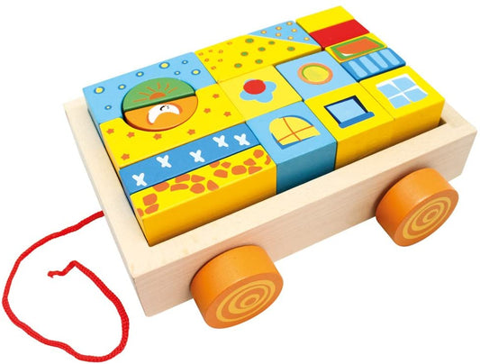 Klötzchenwagen - bunt